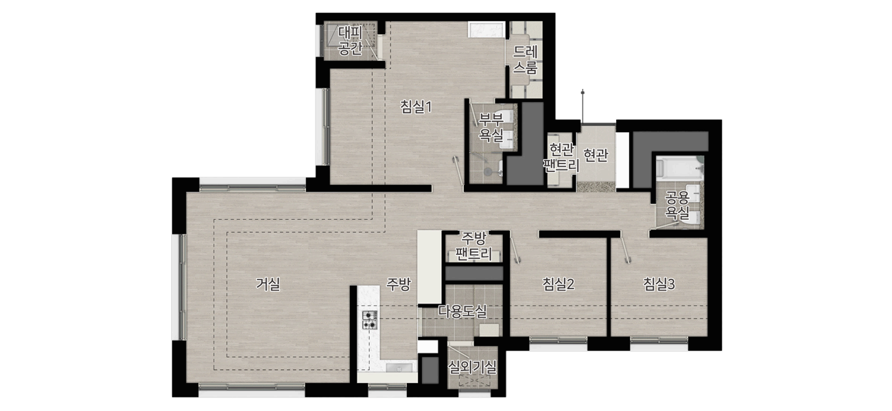 송도 한내들 센트럴리버 84D
