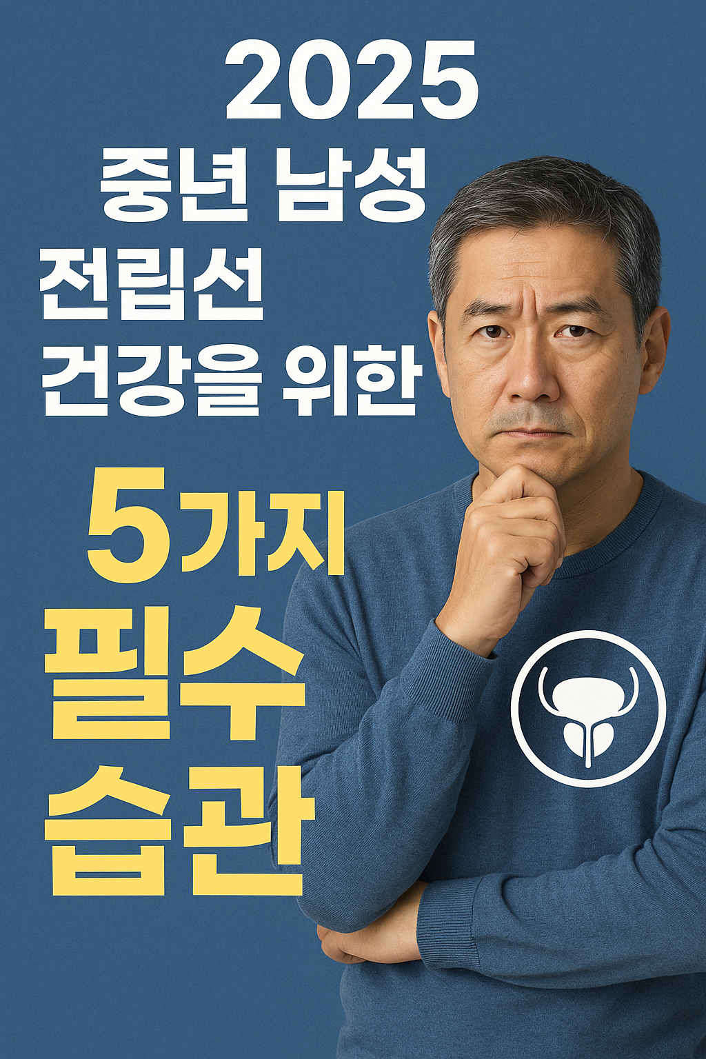 2025 중년 남성 전립선 건강을 위한 5가지 필수 습관