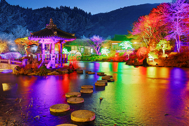 아침고요 수목원