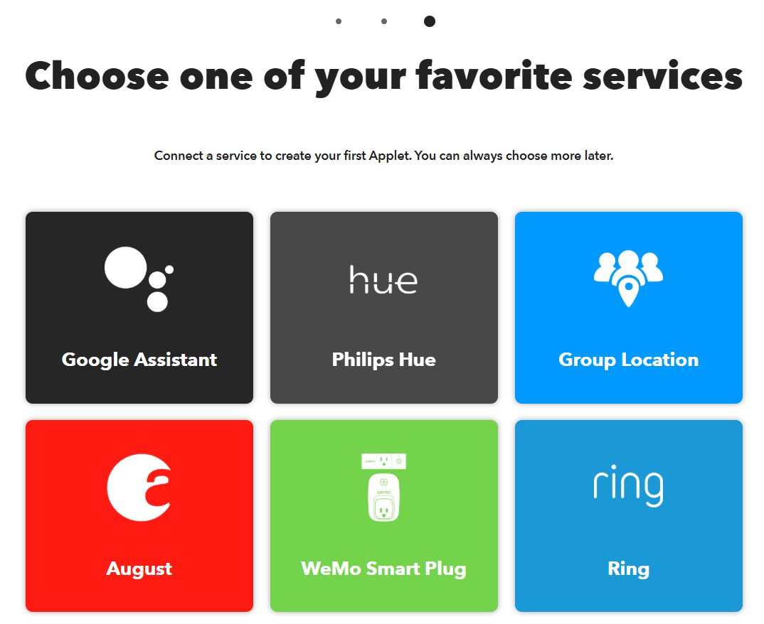 IFTTT 홈화면 관련 사진