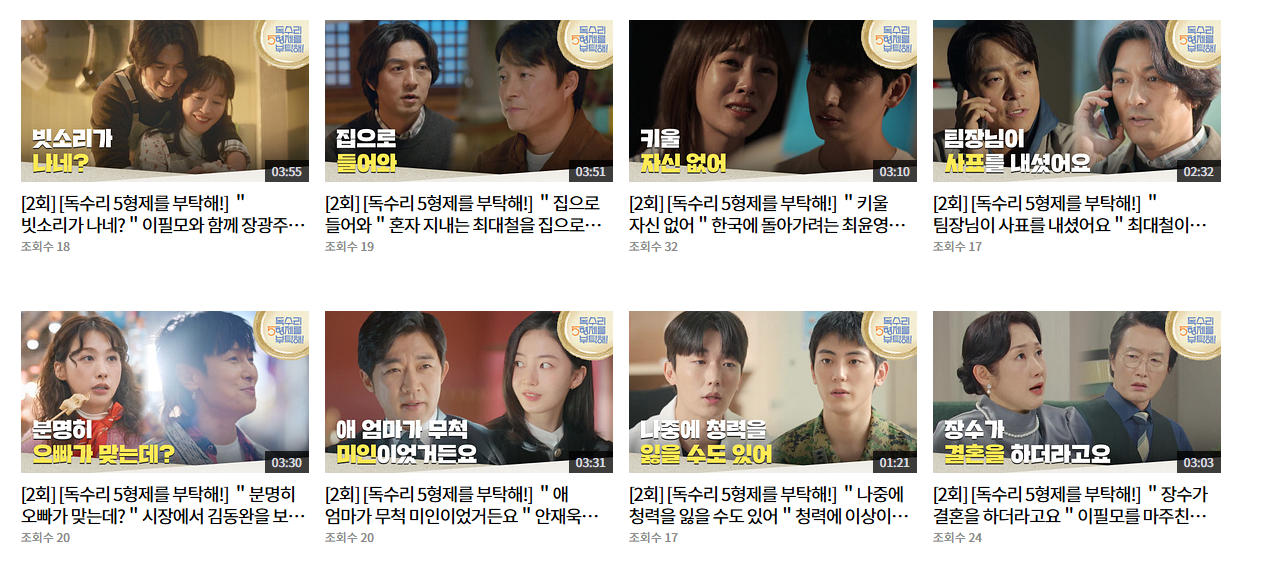 독수리5형제를부탁해