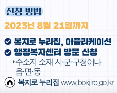 청년월세특별지원 신청방법