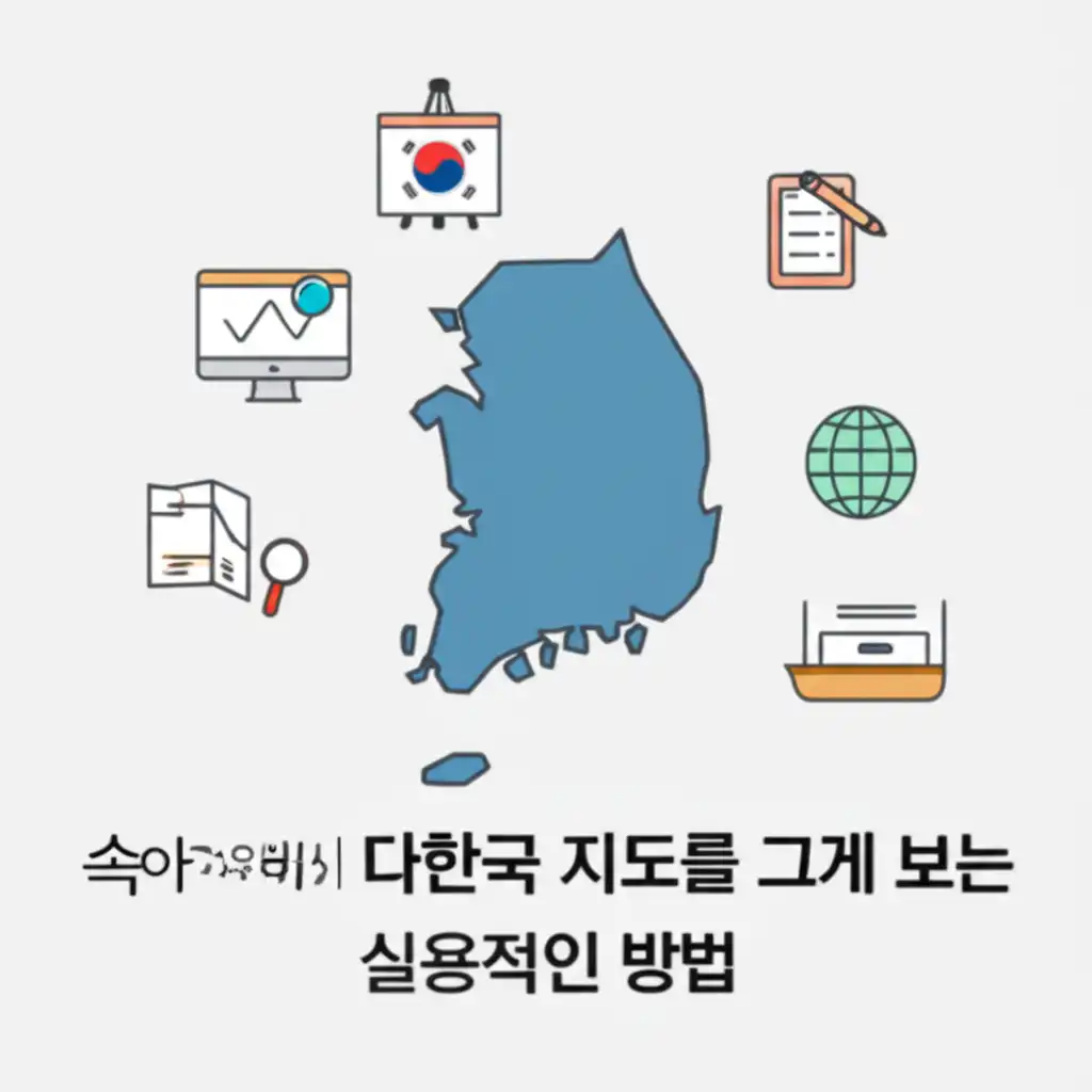 네이버 지도와 카카오 지도에서 대한민국 지도를 크게 보는 실용적 방법 스크린샷 가이드