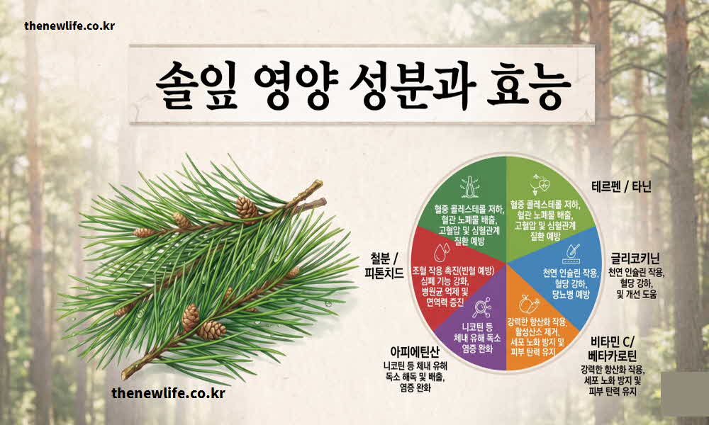 솔잎 효능 영양성분
