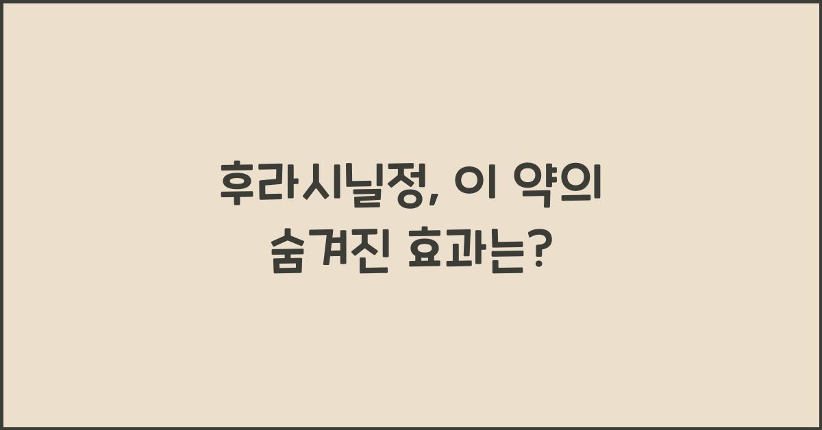 후라시닐정