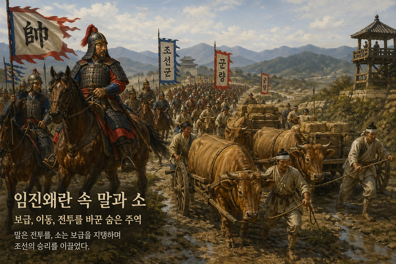 전쟁을 바꾼 동물들: 임진왜란 속 말과 소