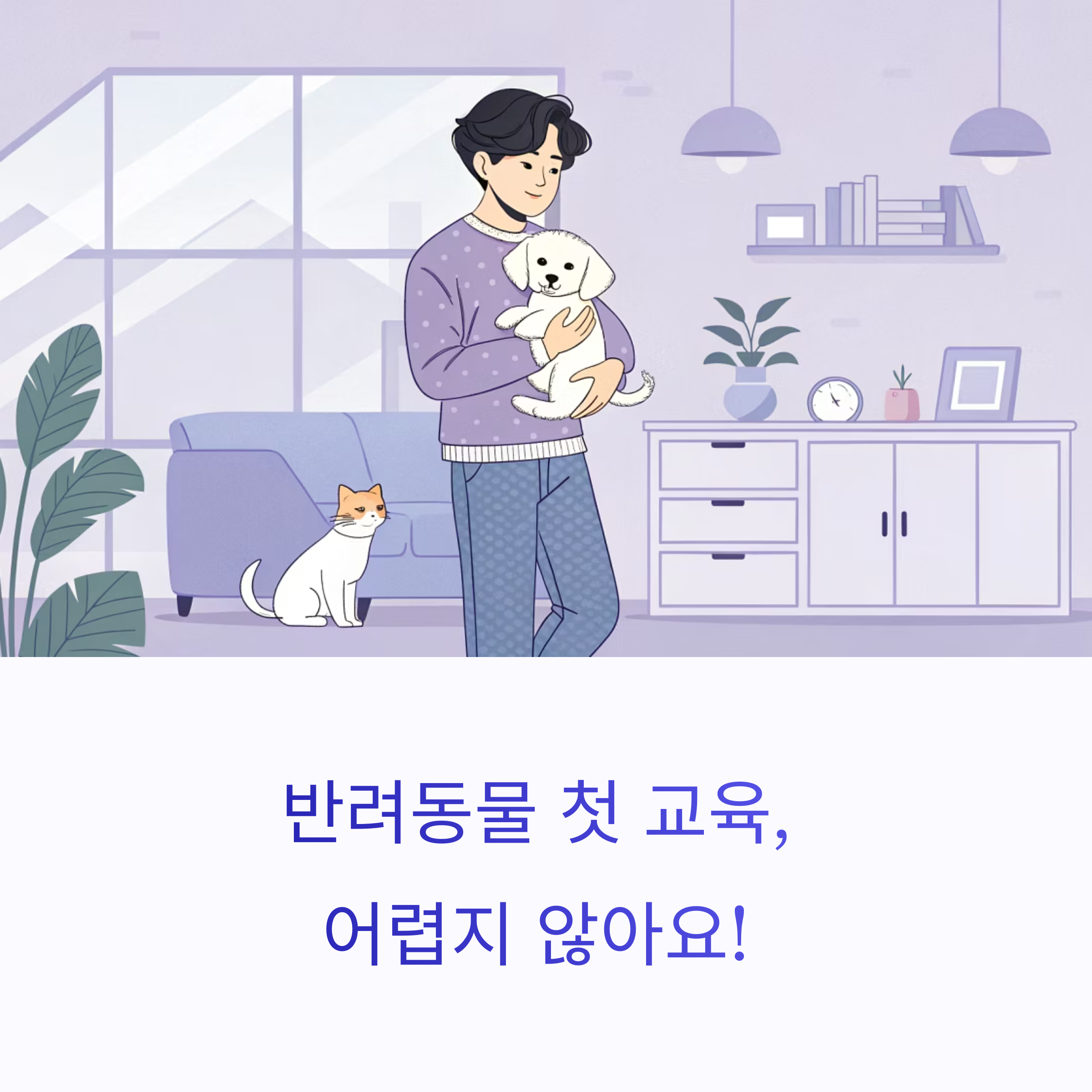 행복한 반려생활을 위한 반려동물 기초 교육 꿀팁