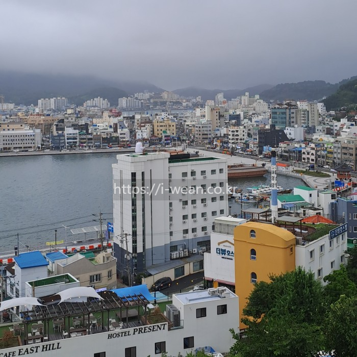 동피랑에서 바라본 전망