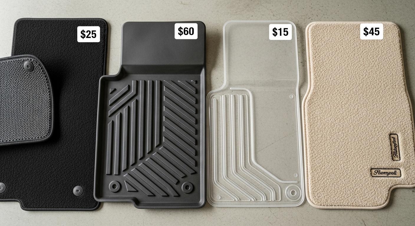 차량 바닥매트 종류별 가격