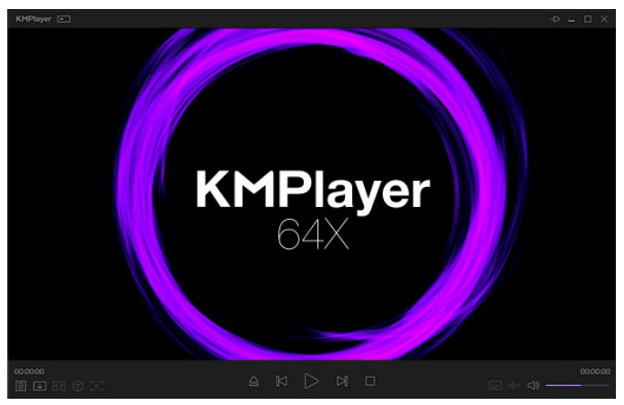 KM플레이어 실행한 모습