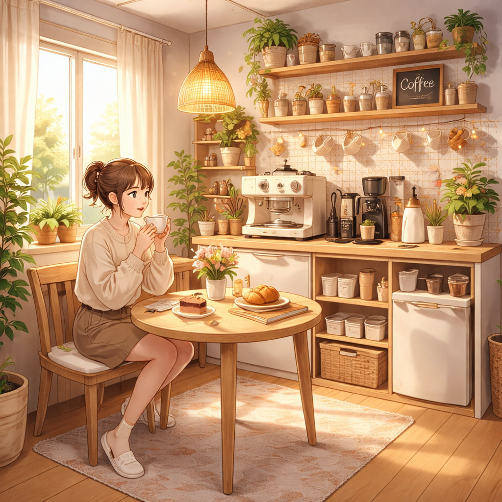 원룸에서 분위기 있는 홈카페 만들기