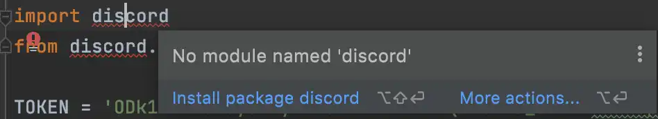 신규 패키지 설치