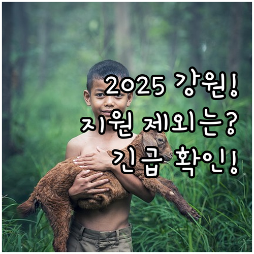 2025 강원 가축 진료비 지원 대상..