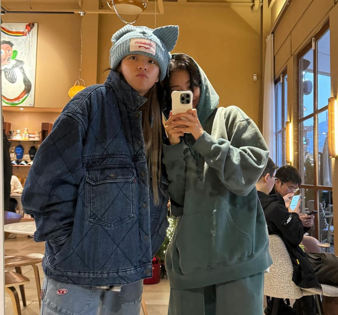 트와이스 지효 사복