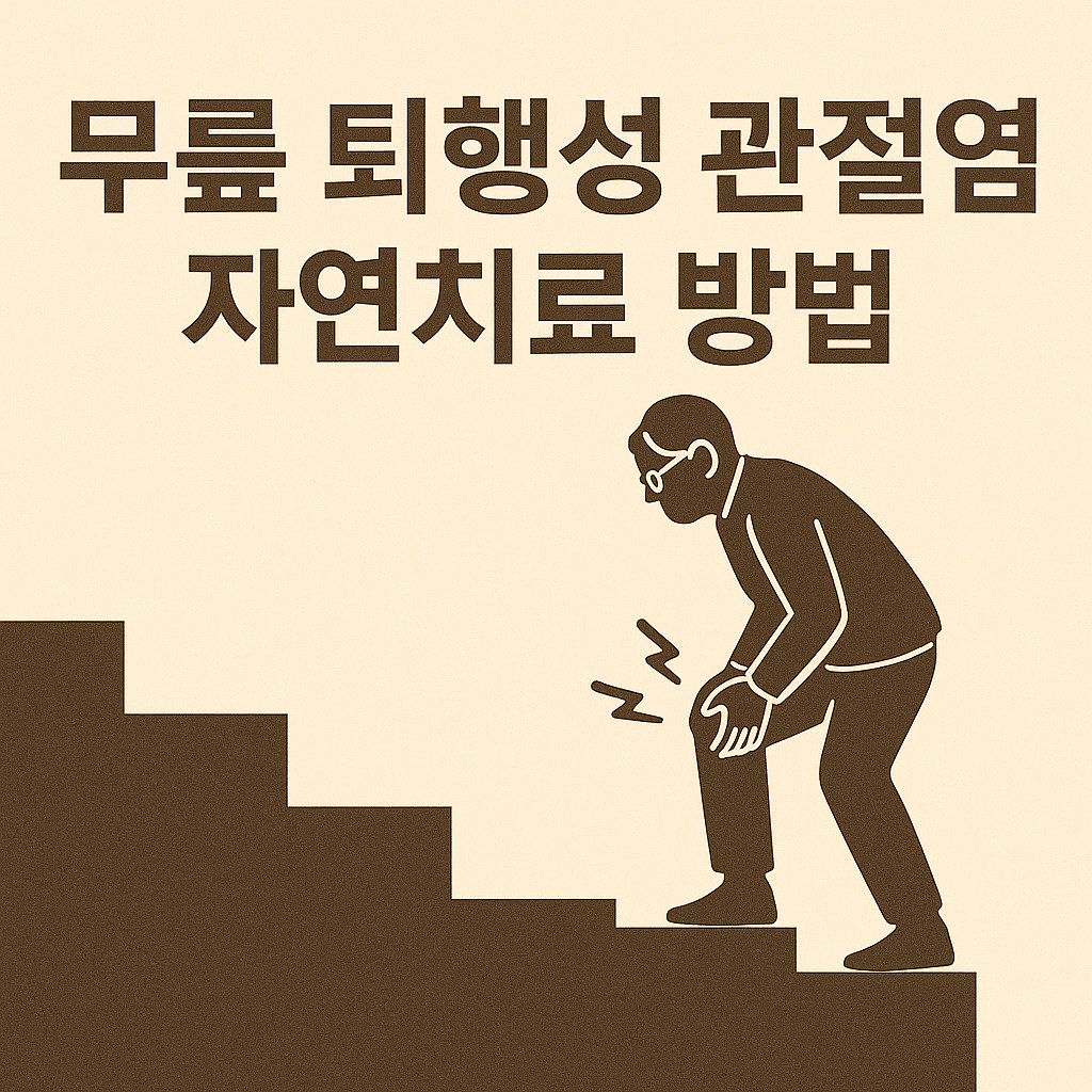&ldquo;무릎이 뻣뻣하고 아픈가요&rdquo; 👉 퇴행성 관절염 자연치료 가이드