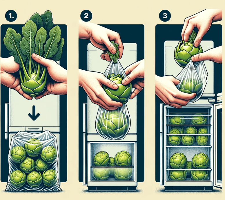 콜라비 기본 보관법