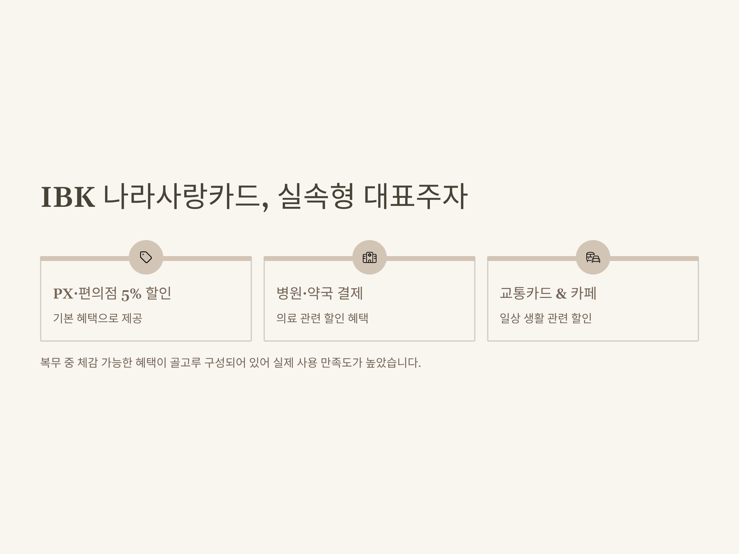 나라사랑카드 혜택 완전정리 – IBK·KB 국민·기업은행, PX·기간별·전역 후 혜택 비교 총정리