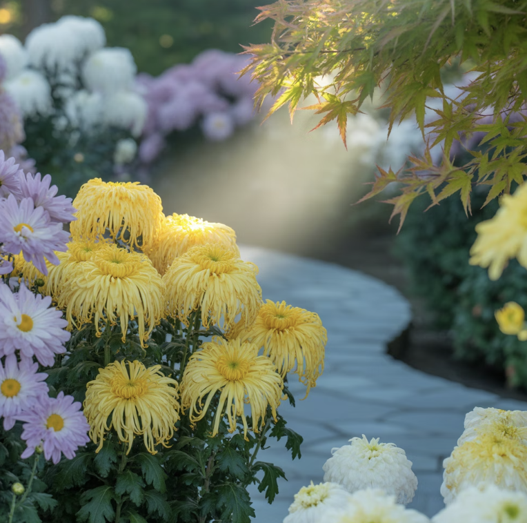 가을의 여왕, 국화 (소국, 대국)