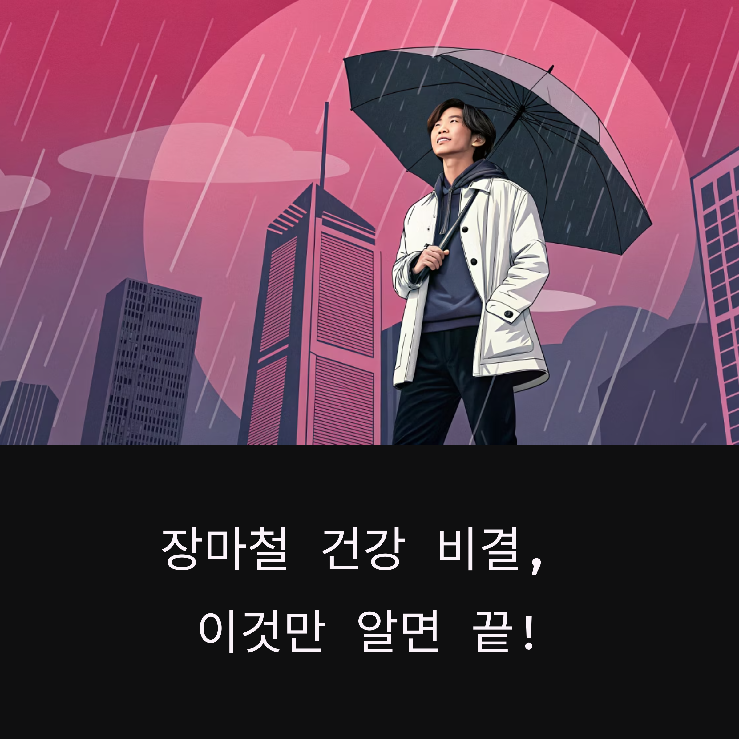 장마철 건강 지키는 비결, 면역력부터 컨디션까지 완벽하게 챙기기