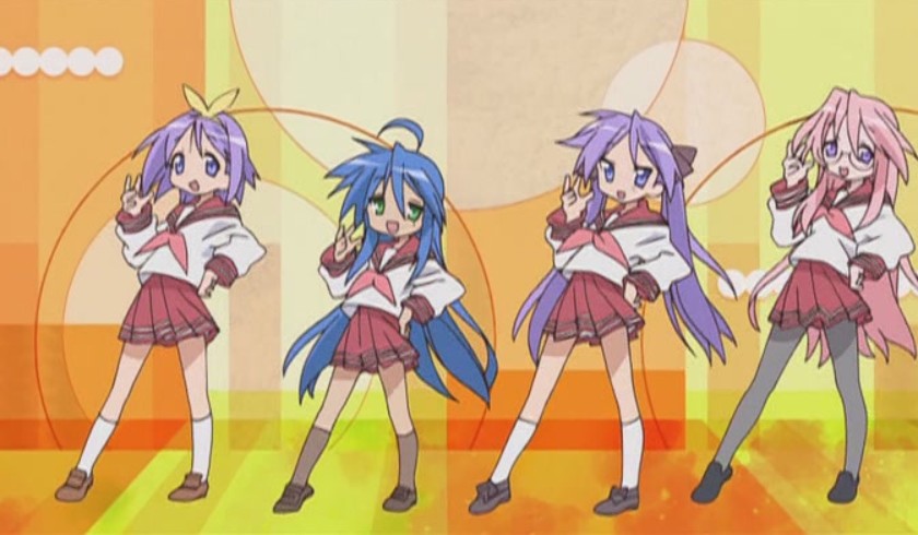 러키스타 오프닝 장면