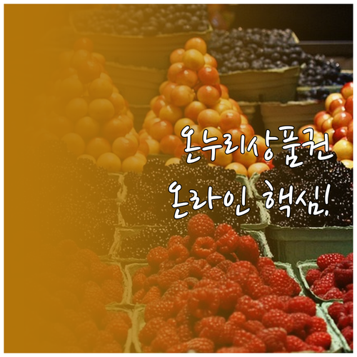 전통시장 디지털 온누리상품권 온라인 ..