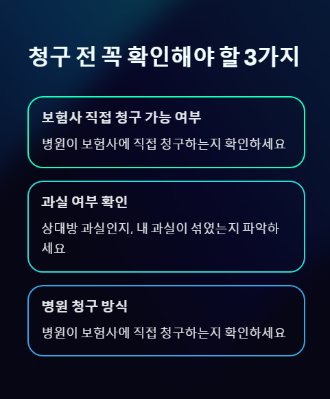 청구 전 꼭 확인해야 할 3가지