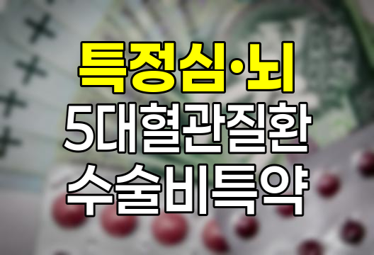 흥국화재 특정심&middot;뇌 및 5대혈관질환수술비 특약, 수술 방법별 보장 분석
