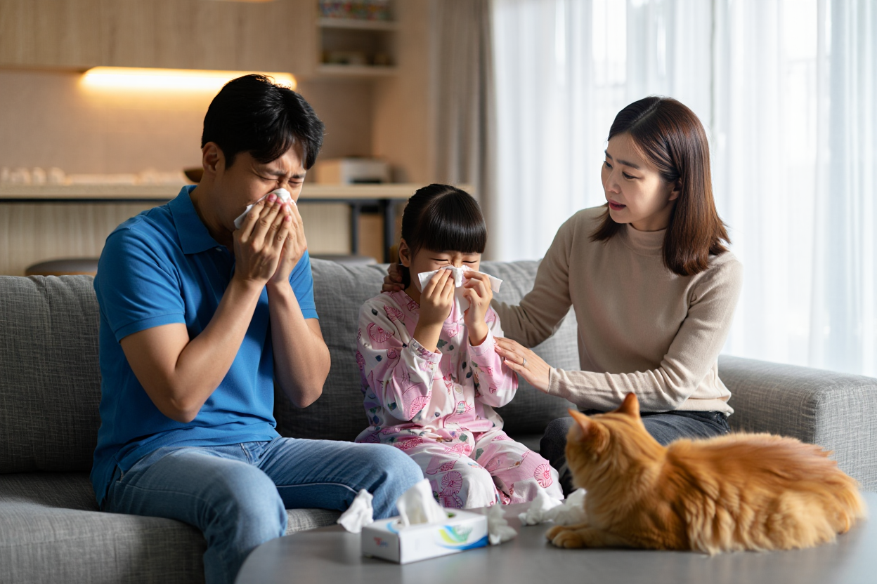 고양이 털 알러지