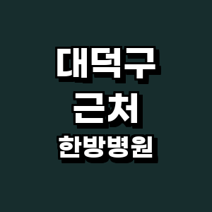 대전 대덕구 한방병원