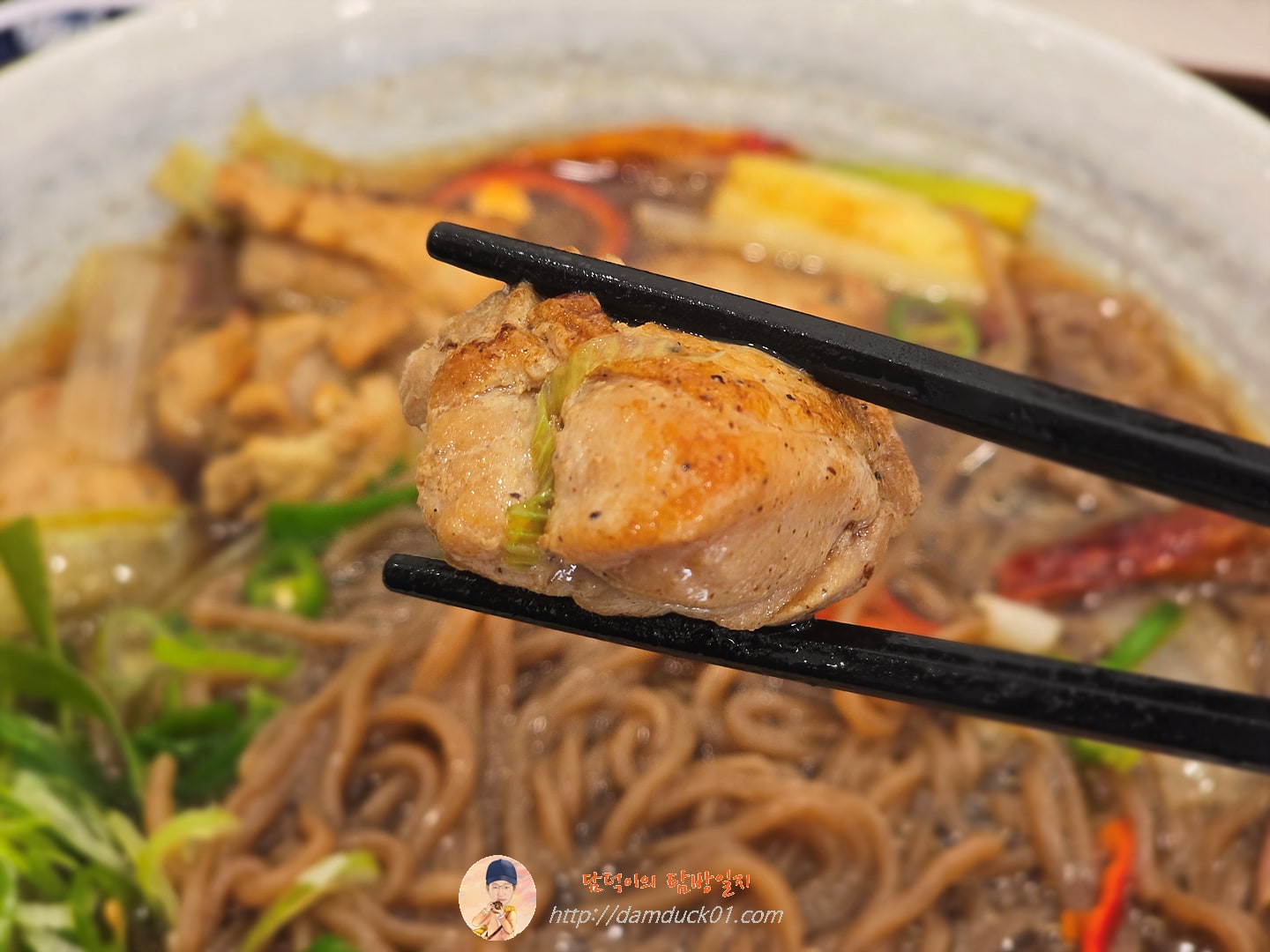 닭고기 온소바 정식