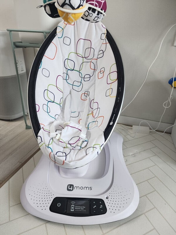 포맘스 리셋된 모습 바운서가 왼쪽아래부분으로 내려가있다.