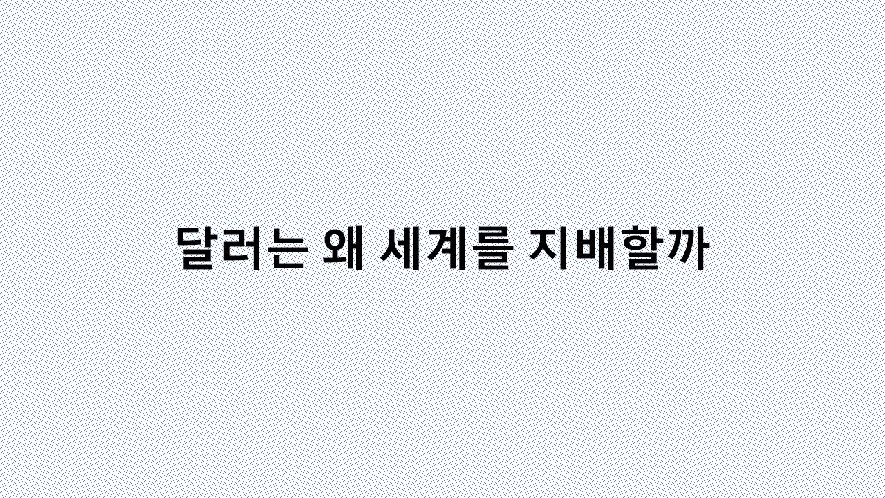 &ldquo;달러는 왜 세계를 지배할까?&rdquo; &ndash; 외환보유액과 미국 국채의 비밀