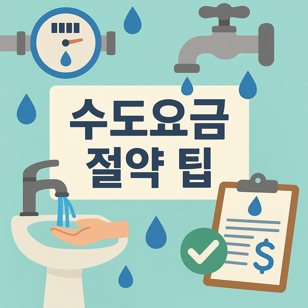 수도요금 절약 팁