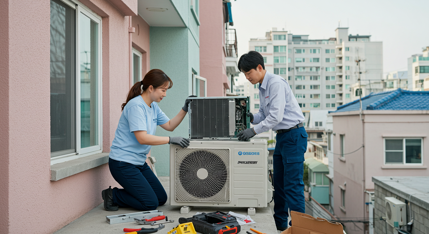포장이사 에어컨 이전 설치
