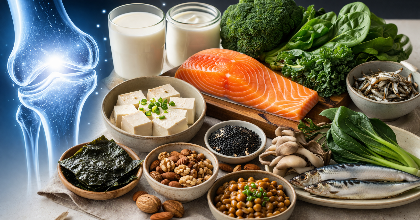 뼈 건강 음식 궁합