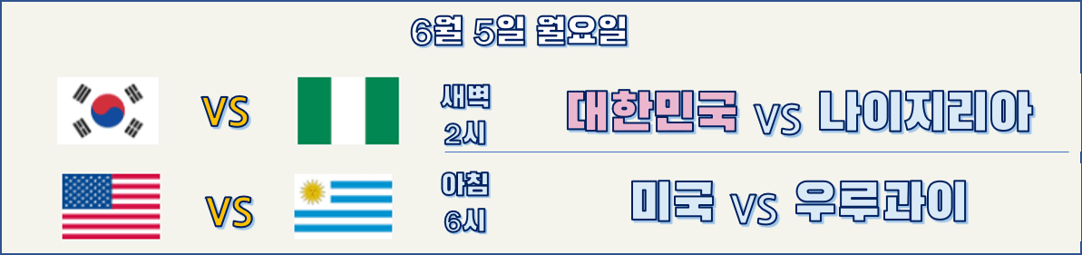 u-20 8강 대진표 일정