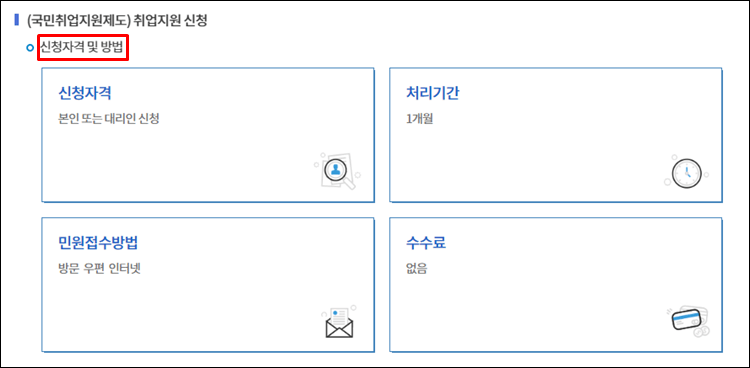 국민취업지원제도-신청자격