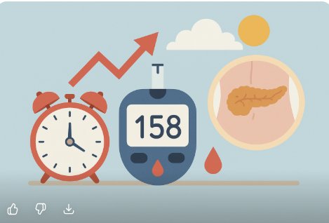 아침 공복혈당이 높은 이유, 새벽현상과 피지현상 정확하게 알아보기 관련 사진