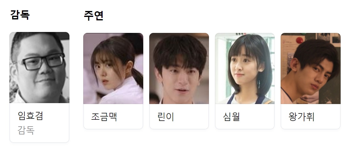 일주일간 친구 영화 출연진