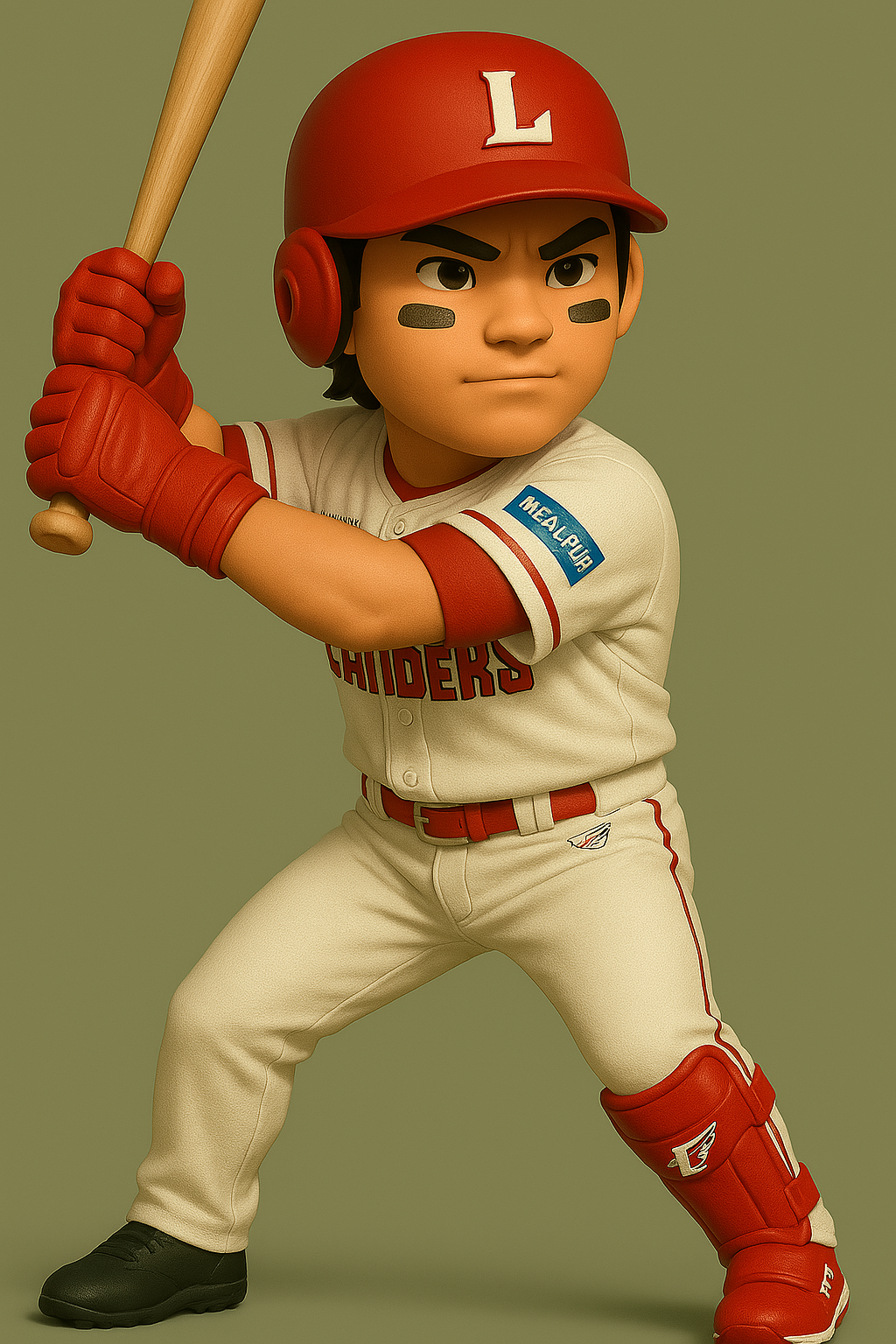 SSG 랜더스 선수를 3D 피규어로 변환시킨 이미지