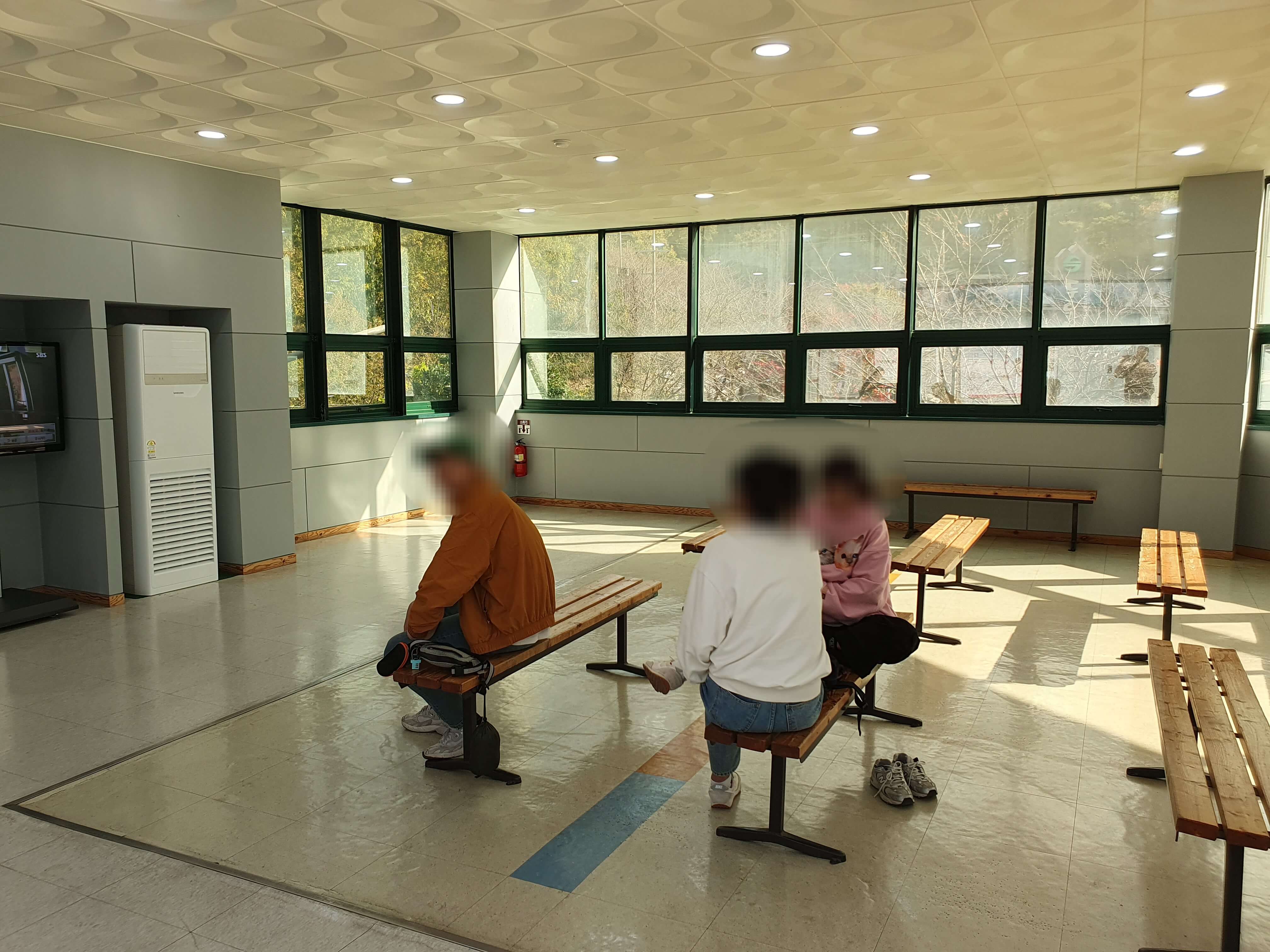 두륜산케이블카 2층 승강장