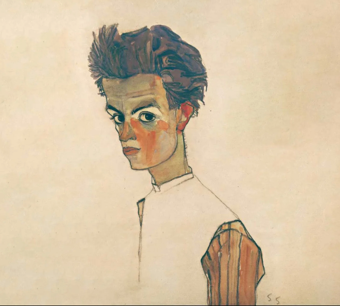 에곤 쉴레, 격렬한 감정의 표현주의 화가