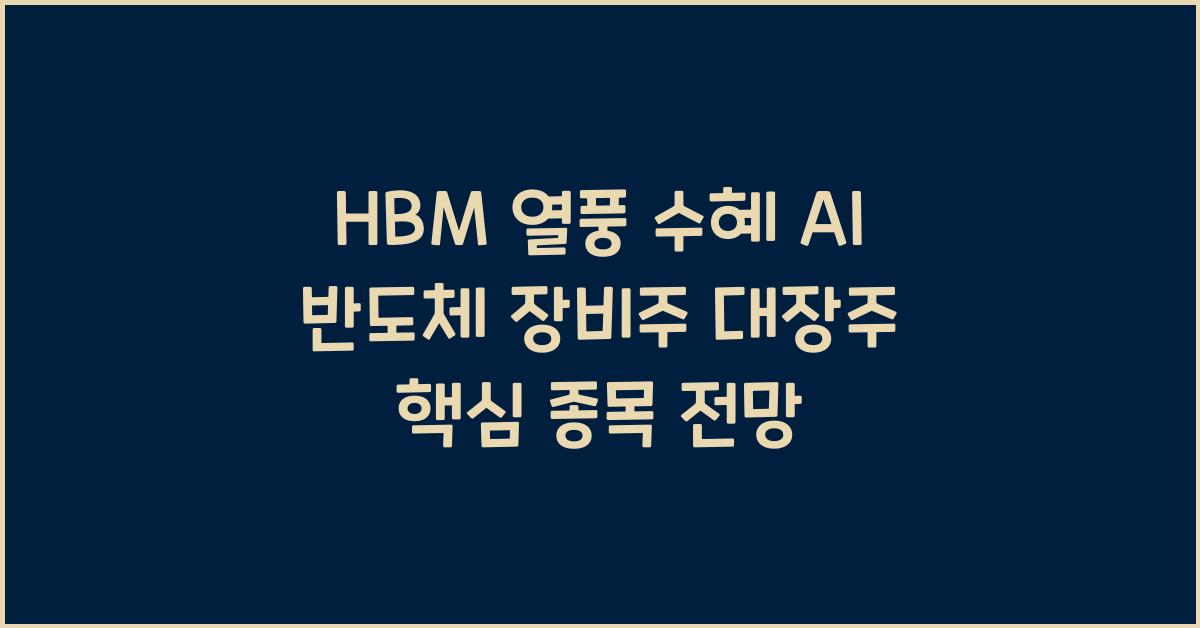 AI 반도체 장비주