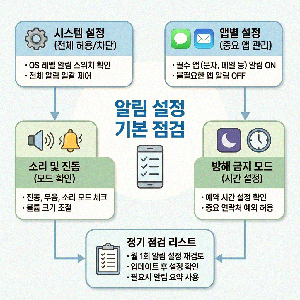 스마트폰 문자 소리 안 날 때 바로 확인해야 할 설정들