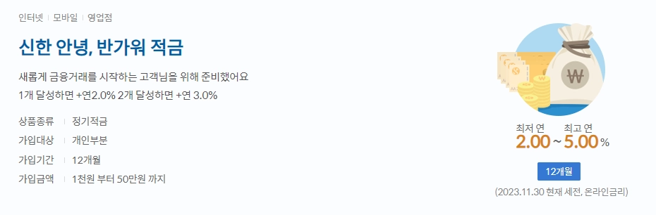 신한은행-적금-금리