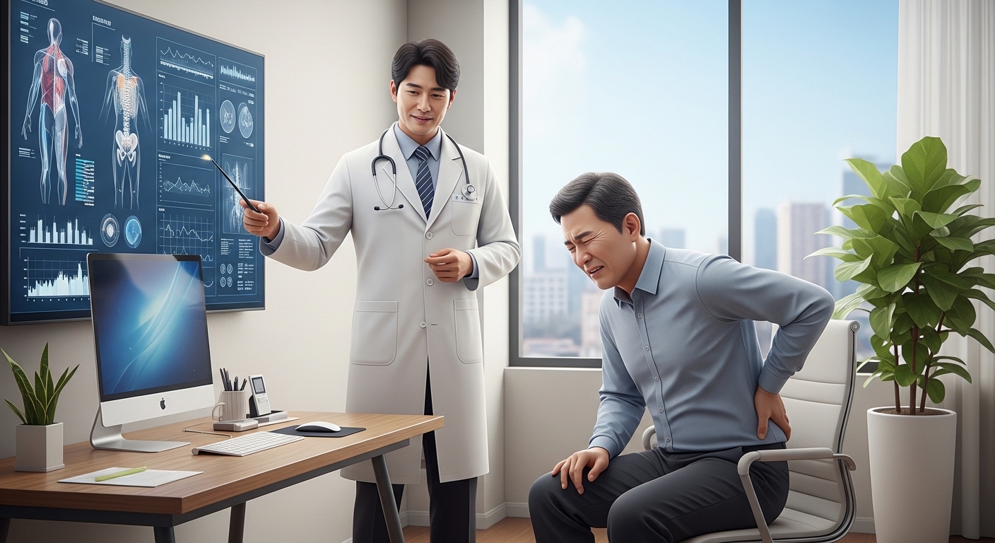 단순 근육통 vs 위험한 등 통증, 어떻게 다를까?