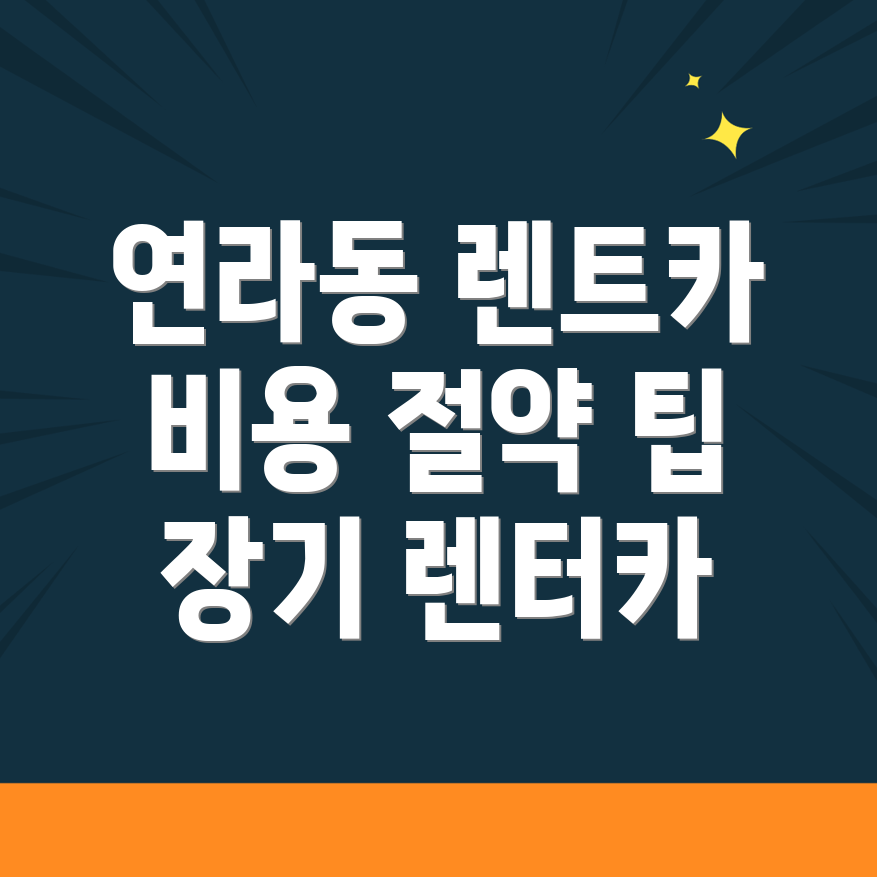 여주시 연라동 장기렌트카