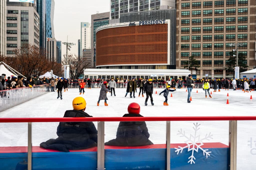  서울광장 시청 스케이트장
