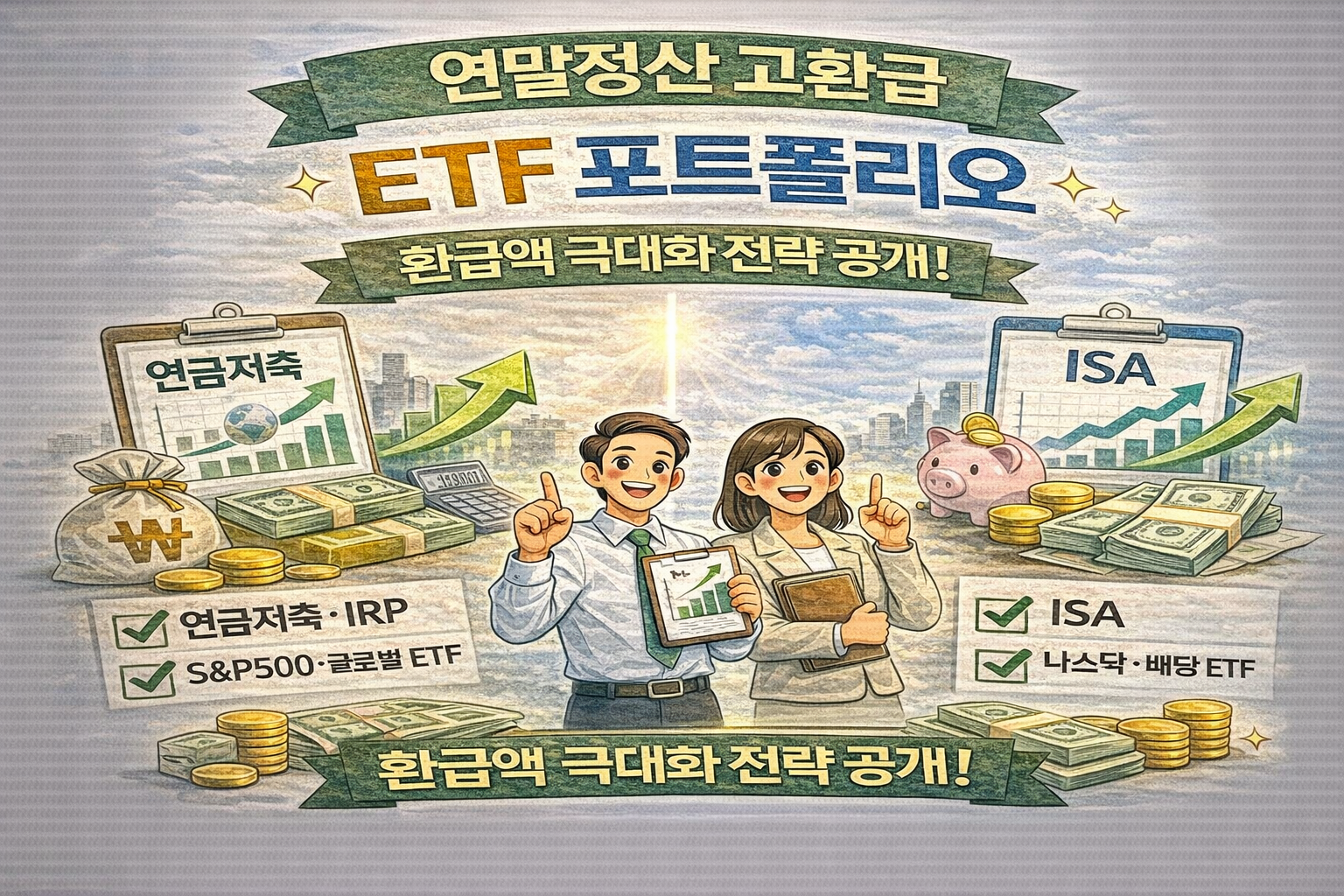 연말정산 고환급 ETF 포트폴리오|환급액 극대화 실전 전략