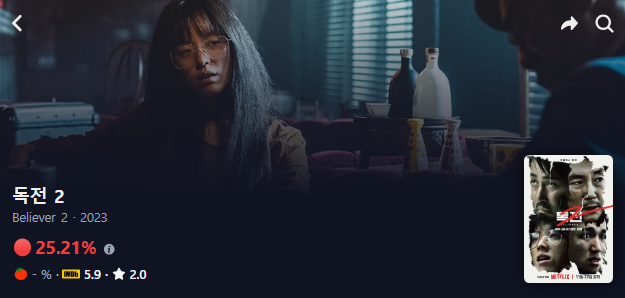 넷플릭스-독전2-평점-서하정